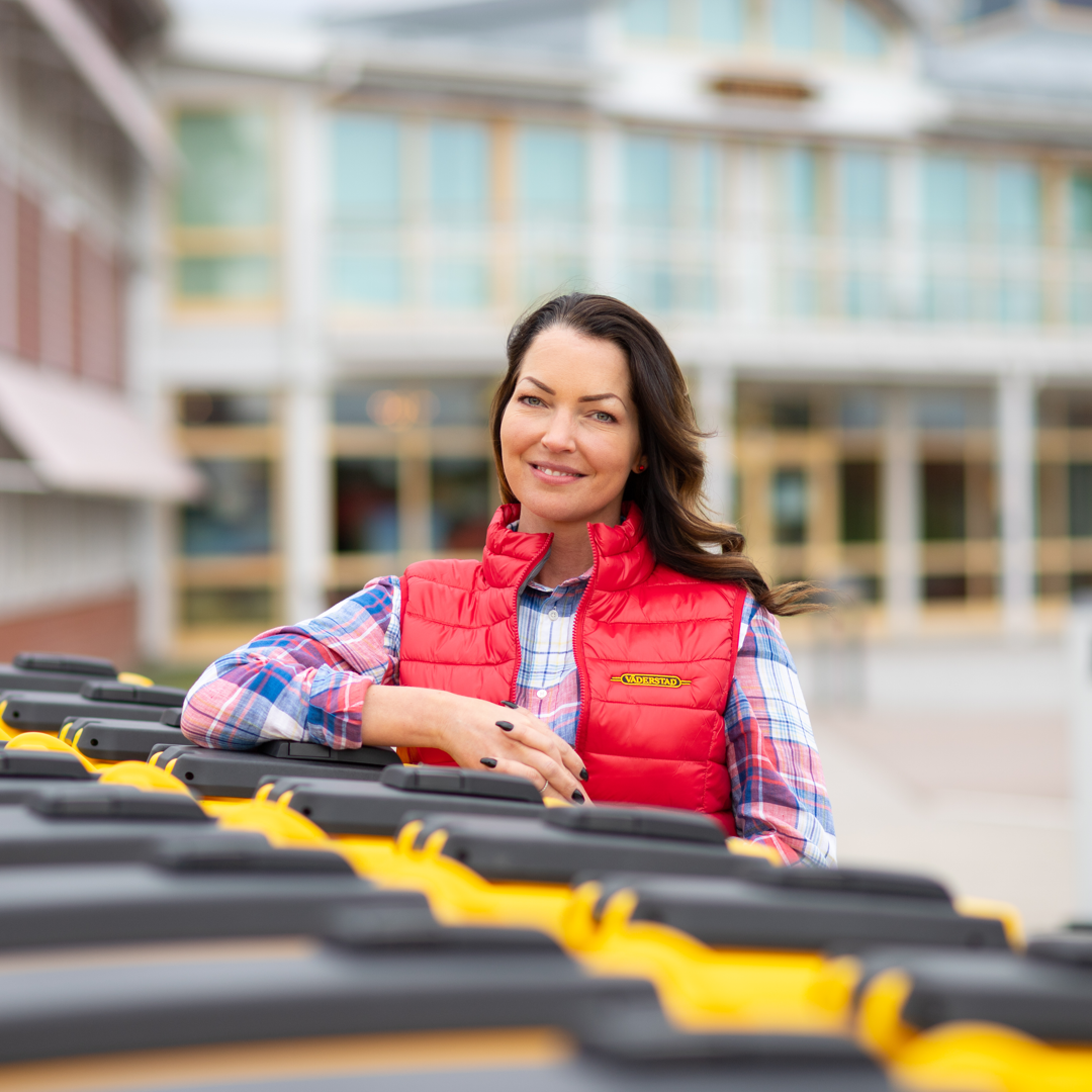 Jennie Svahn syns i bild från Väderstad. 