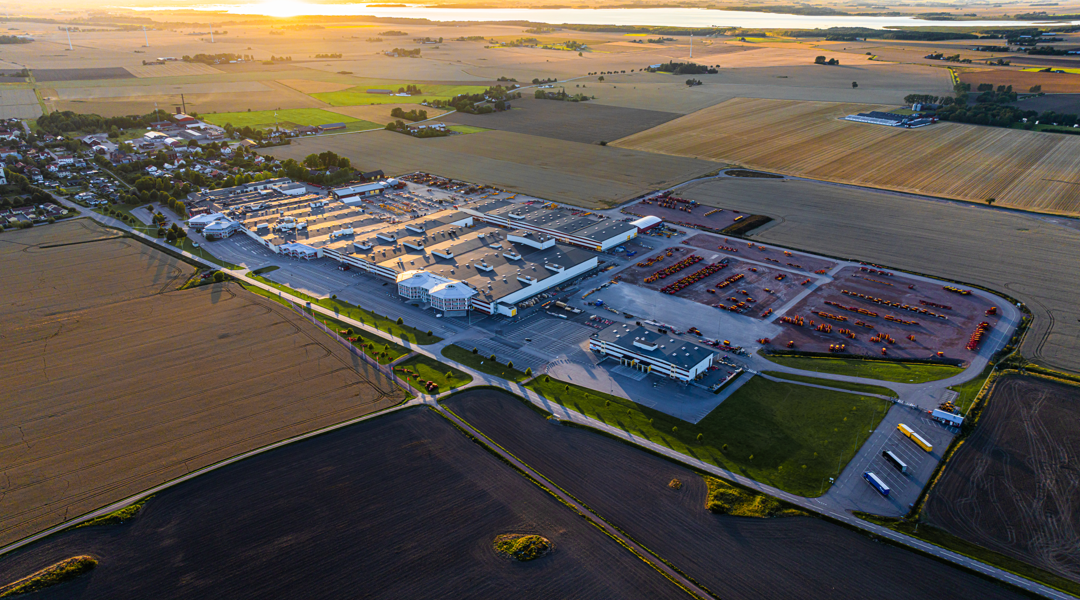 Bild över Väderstad anläggning. 