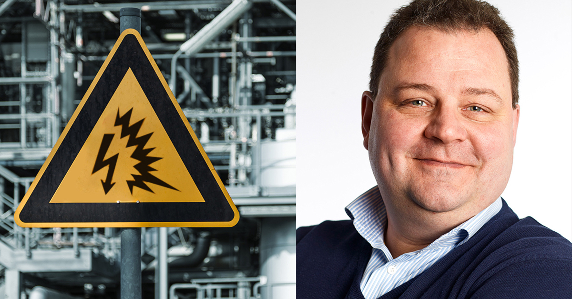 Patrik Eriksson pratar om SSGs kurs kring ljusbågsfara