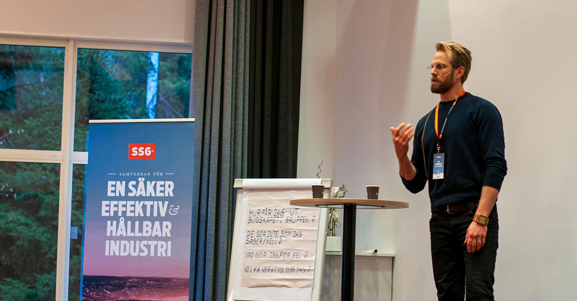 SSG Elansvarsträff 2019 med den uppskattade talaren Jim Wallenberg